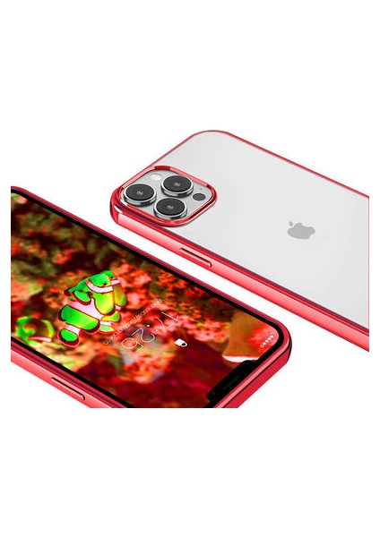 iPhone 13 Pro Kılıf Şık Tasarımlı Pixel Premium Kapak