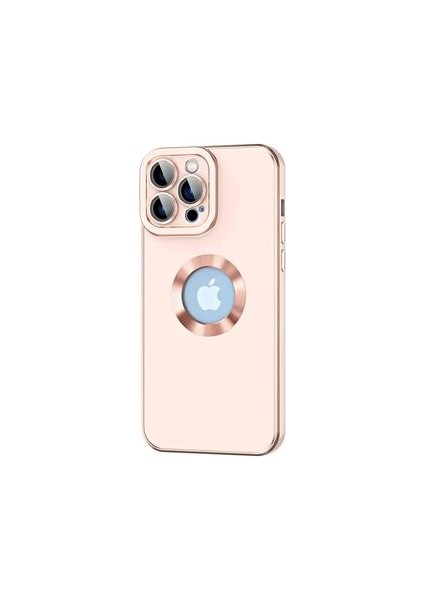 iPhone 12 Pro Kılıf Logo Detaylı Şık ve Parlak Kongo Kapak