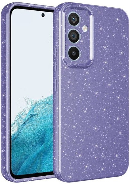 Samsung Galaxy A14 Kılıf Kamera Korumalı Simli Lüks Koton Kapak