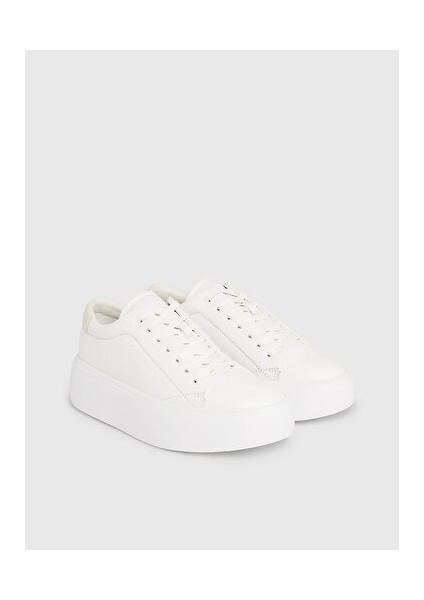 Flatform Cupsole Bağcıklı Sneaker