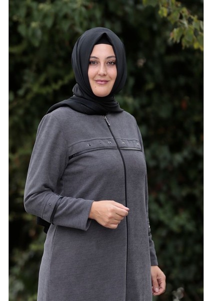 Kuş Gözü Detaylı Ceket