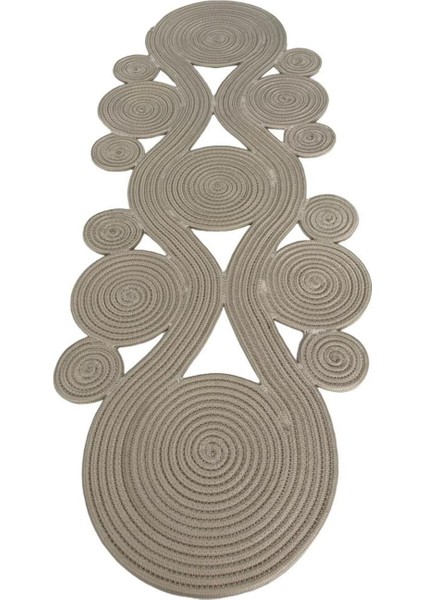 Jüt Bohem Tarz Dekoratif Runner 40x110 cm