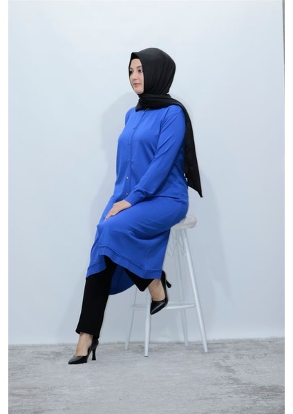 Büyük Bedenmerserize Soğuk Rayon Iplik Perfect Düğmeli Hırka Triko Giy Çık