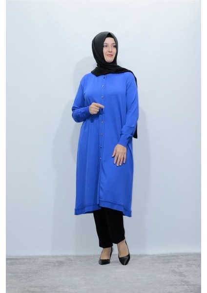 Büyük Bedenmerserize Soğuk Rayon Iplik Perfect Düğmeli Hırka Triko Giy Çık