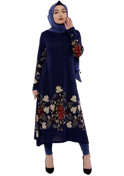 Işlemeli Krep Şal modelleri