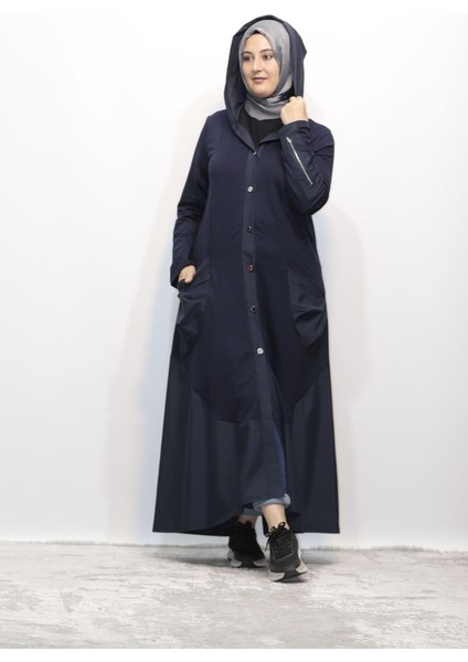 Büyük Beden Paraşüt Garnili Kapüşonlu Düğmeli Worteks Giy Çık Kap fiyatları