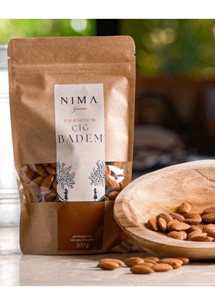 Premium Çiğ Badem Içi 200 gr fiyatları