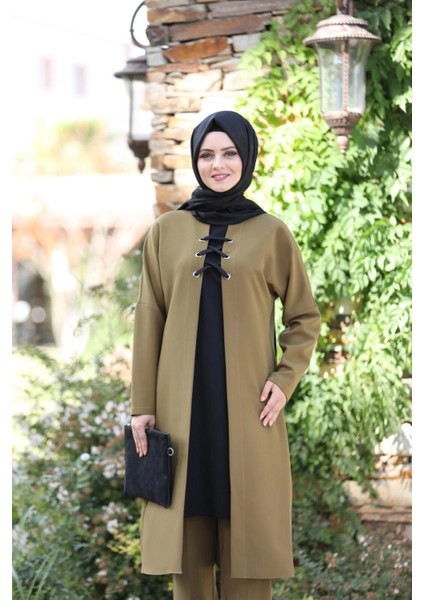 Bağcık Detay Ikili Takım Mdc 5561 Haki