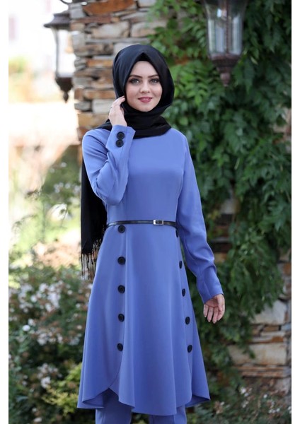 Pileli Takım Elbise MC0035 Indigo fiyatları