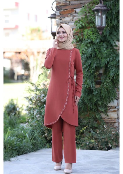 Boncuk Işlemeli Takım Mdc 5434 Mercan fiyatları