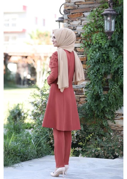 Pelerinli Takım Elbise MC0034 Kiremit modelleri