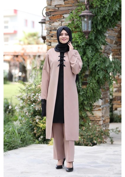 Bağcık Detay Ikili Takım Mdc 5561 Pudra fiyatları