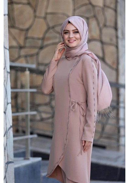 Boncuk Işlemeli Takım Mdc 5434 Pudra