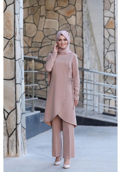 Boncuk Işlemeli Takım Mdc 5434 Pudra fiyatları