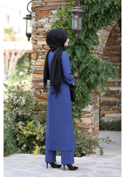 Yırtmaç Detaylı Takım Mdc 1133 Indigo modelleri