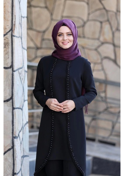 Gül Işlemeli Ikili Takım MC1434 Siyah fiyatları