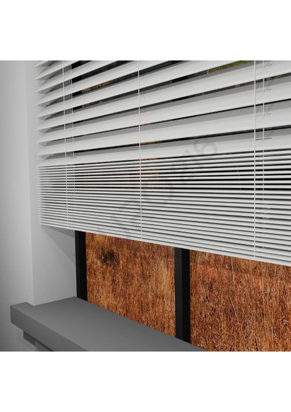 Ahşap Jaluzi Perde 50 mm GERÇEK AHŞAP Redüktörlü / Zincirli BEYAZ Renk indirimleri