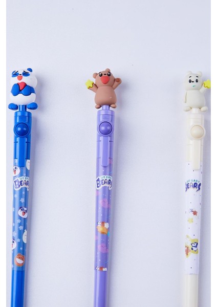 We Baby Bears Lisanslı Figürlü Jel Kalem