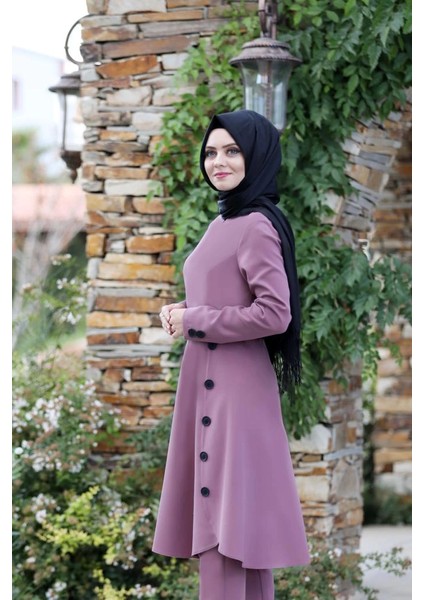 Pileli Takım Elbise MC0035 Gül Kurusu fiyatları