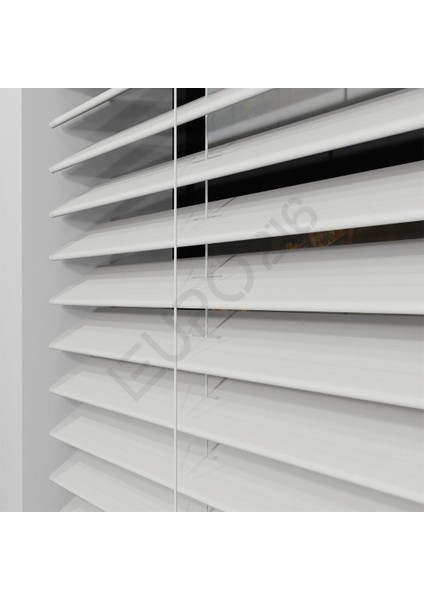 Ahşap Jaluzi Perde 50 mm GERÇEK AHŞAP Redüktörlü / Zincirli BEYAZ Renk fiyatları