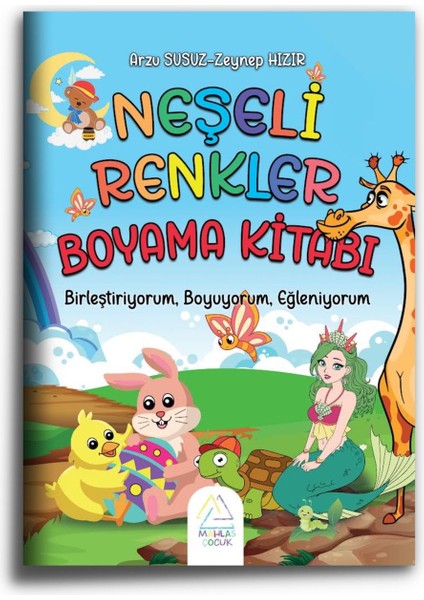 Neşeli Renkler Boyama Kitabı