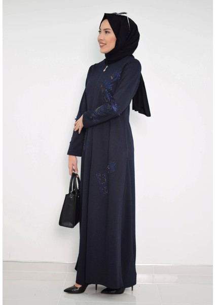 Nakışlı Ferace Mdc 2031 Lacivert fırsatları