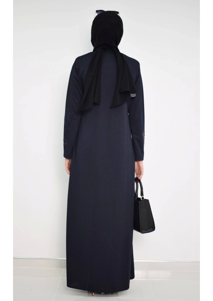 Nakışlı Ferace Mdc 2031 Lacivert indirimleri