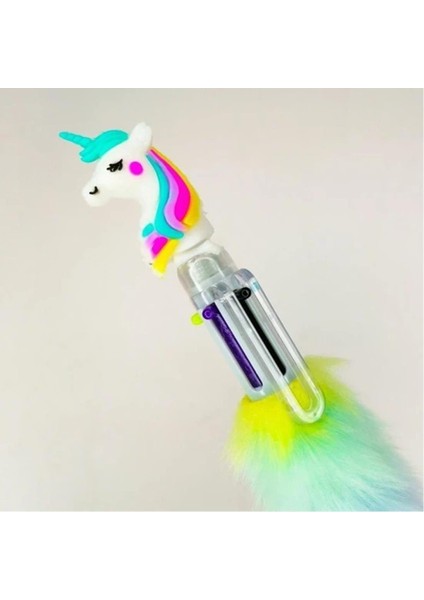 Tüy Yumağı Unicorn 6 Renk Yazan Kalem fiyatları