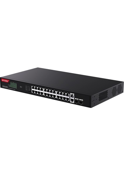 Ip-Com G1128P-24-410W 24 Port Poe 10/100/1000 2x Ge + 2x Sfp 410W Yonetılemez Rack Mount Swıtch