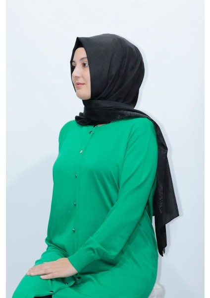 Büyük Bedenmerserize Soğuk Rayon Iplik Perfect Düğmeli Hırka Triko Giy Çık