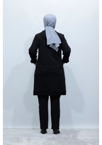 Büyük Beden Cepli Önü Kapitone Fermuarlı Ikili Takım fiyatları