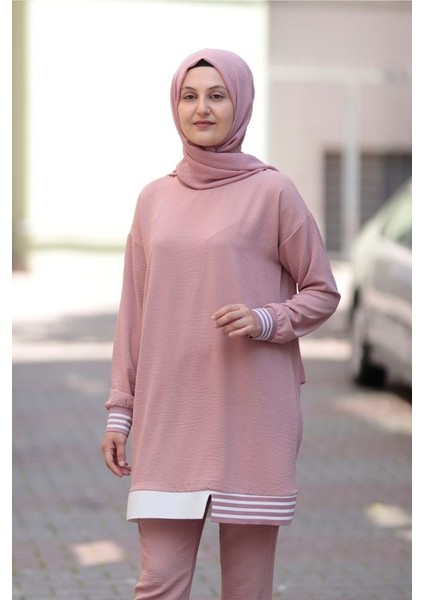 Klasic Dubai Tunik Pantolon Ikili Takım modelleri