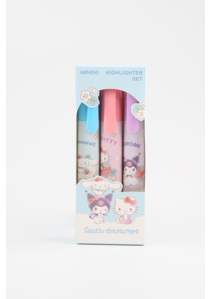 Sanrio Lisanslı 3'lü Marker Set