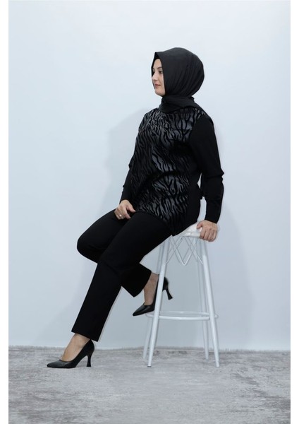 Büyük Beden Puntorama Çelik Örgü Pantolon modelleri