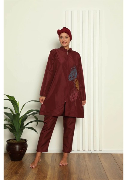 Tam Tesettür Çiçek Baskılı Mayo 31016 fiyatları