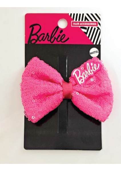 Barbie Lisanslı BRB-326 Barbie Pullu Fiyonk Toka