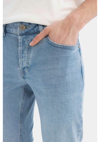 Pedro Slim Fit Dar Kalıp Normal Bel Dar Paça Jean Pantolon D2209AX24SM