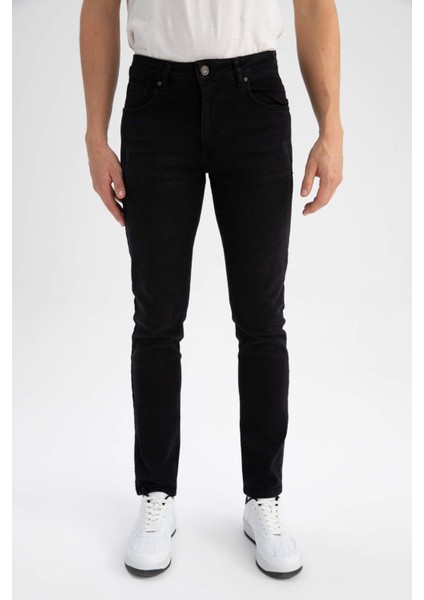 Carlo Skinny Fit Ekstra Dar Kalıp Normal Bel Ekstra Dar Paça Jean Pantolon S2285AZ23SP