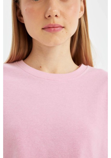 Coool Loose Fit Kalın Basic Düz Kısa Kollu Tişört D1179AX24SM indirimleri