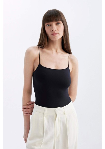 Fall in Love Askılı Çıtçıtlı Bodysuit B4175AX24HS