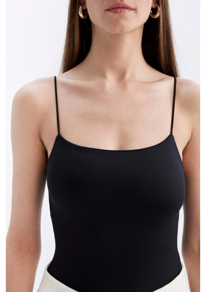 Fall in Love Askılı Çıtçıtlı Bodysuit B4175AX24HS