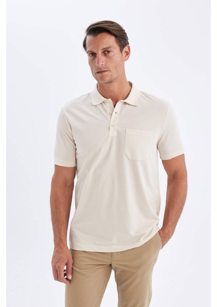 Regular Fit Kısa Kollu Pike Polo Tişört X7133AZ24SM