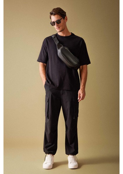 Pantolon Relax Fit Kargo Cepli Lastikli Paça A5301AX23AU
