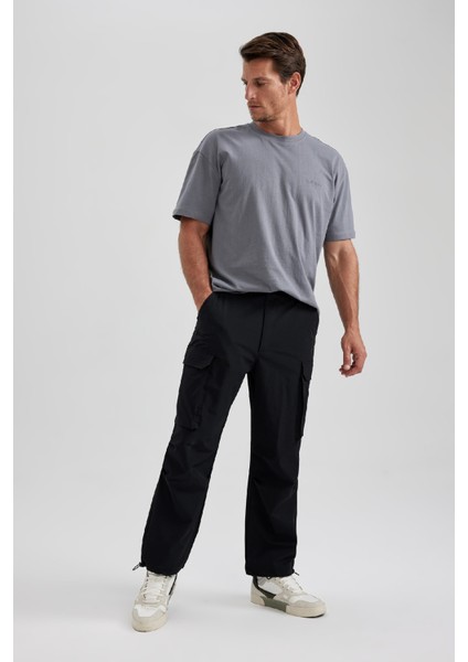 Pantolon Relax Fit Kargo Cepli Lastikli Paça A5301AX23AU