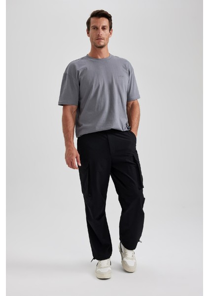 Pantolon Relax Fit Kargo Cepli Lastikli Paça A5301AX23AU