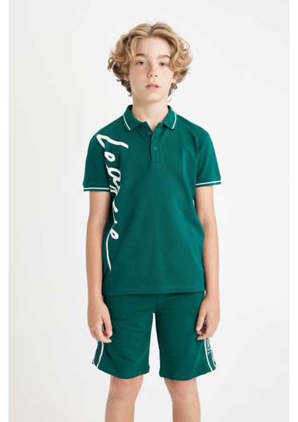 Erkek Çocuk Pike Kısa Kollu Polo Tişört