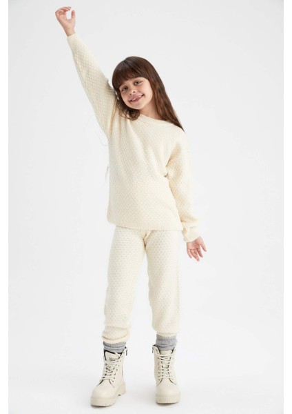 Kız Çocuk Triko Tayt X9411A622WN