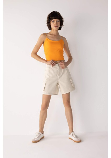 Regular Kargo Gabardin %100 Pamuk Şort fiyatları