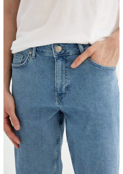 Regular Fit Jean Bermuda Şort A4805AX24SM
