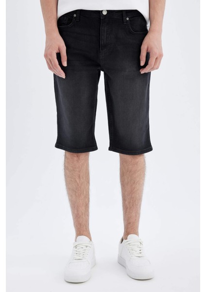 Regular Fit Jean Bermuda Şort C2694AX24SM
